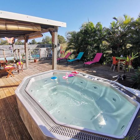 Bungalow La Perle - Jacuzzi - Piscine Сен-Франсуа Екстер'єр фото