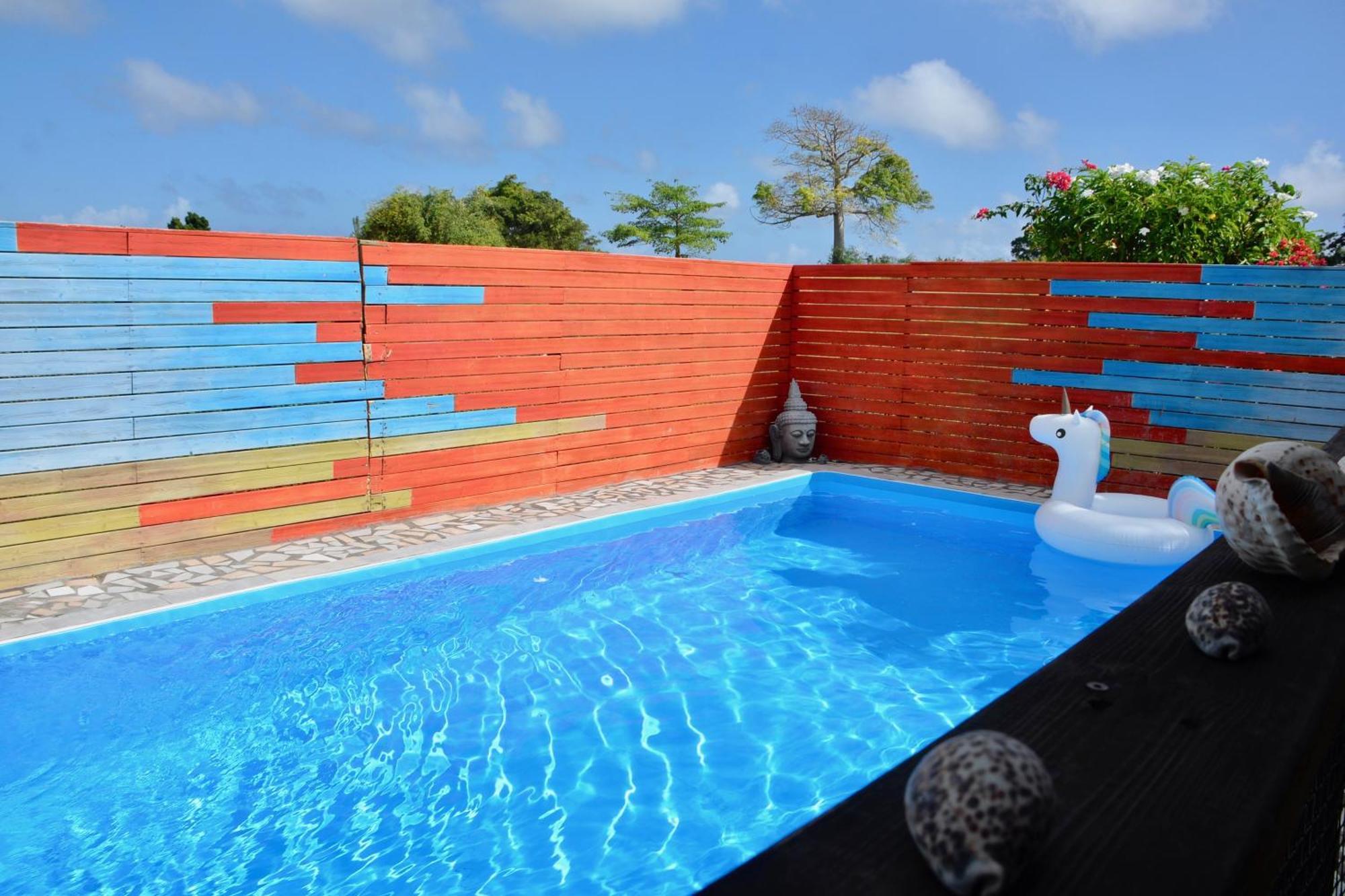Bungalow La Perle - Jacuzzi - Piscine Сен-Франсуа Екстер'єр фото