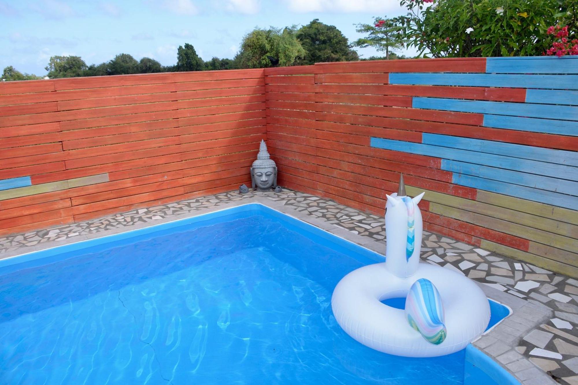 Bungalow La Perle - Jacuzzi - Piscine Сен-Франсуа Екстер'єр фото